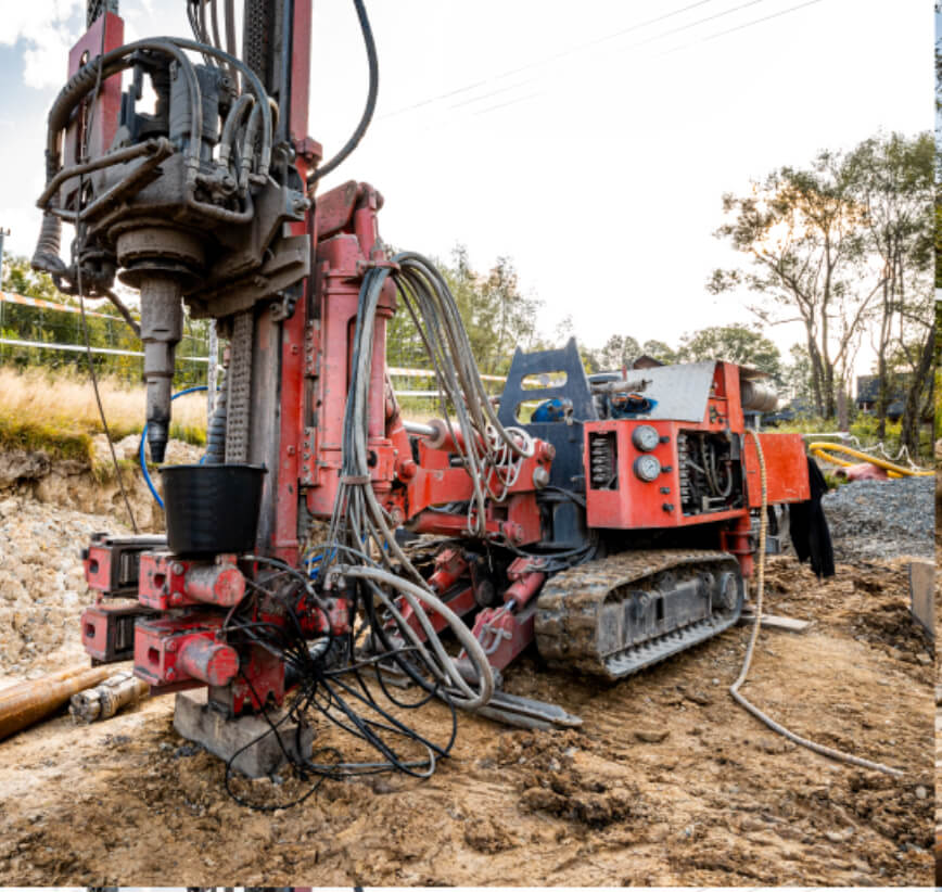 Image of professionals performing Geotechnical Drilling Solutions